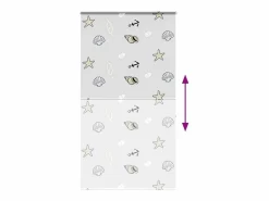 Clicnbuy Persianas De Interior|Estor enrollable para ducha con casete 130x240 cm tela ancho