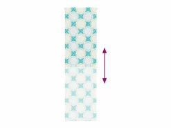 Clicnbuy Persianas De Interior|Estor enrollable para ducha tela 70x240 cm ancho 66 cm