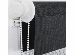Helloshop26 Estor Y Toldo|Estor enrollable Zebra Roller Día y Noche Doble Capa 75x150 Antracita 19_0000845