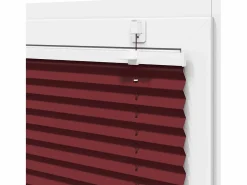 Clicnbuy Estor Plisado burdeos 55x100 cm Tela Ancho 54,4 cm Rojo Best
