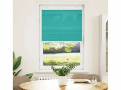 Clicnbuy Estor Plisado petróleo 75x100 cm Tela Ancho 74,4 cm Verde New