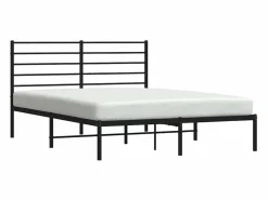 vidaxl Somier - 140X190Cm|Estructura cama sin colchón con cabecero metal 140x190 cm