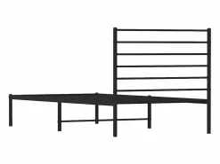 Estructura cama sin colchón con cabecero metal 90x190 cm^vidaxl Clearance
