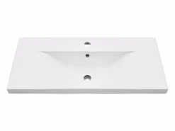 vidaxl Estructura de baño con lavabo incorporado hierro Negro Discount