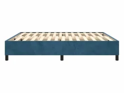 Clicnbuy Estructura de cama box spring terciopelo azul oscuro 200x200 cm Outlet