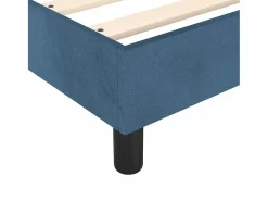 Clicnbuy Estructura de cama box spring terciopelo azul oscuro 80x200 cm Best