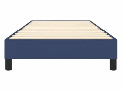 Estructura de cama box spring tela azul 90x190 cm^Clicnbuy Clearance