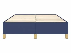 Clicnbuy Estructura de cama box spring tela azul 140x190 cm Clearance