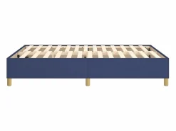 Clicnbuy Estructura de cama box spring tela azul 140x190 cm Clearance
