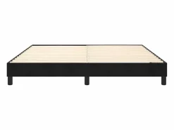 Clicnbuy Estructura de cama box spring terciopelo negro 180x200 cm Sale