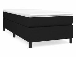 Clicnbuy Estructura de cama box spring tela negro 90x190 cm Clearance