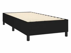 Clicnbuy Estructura de cama box spring tela negro 90x190 cm Clearance