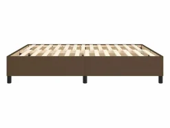 Estructura de cama box spring tela marrón 180x200 cm^Clicnbuy Clearance