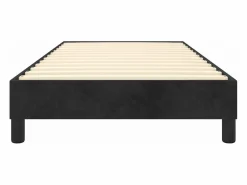 Clicnbuy Estructura de cama box spring terciopelo negro 90x200 cm Sale
