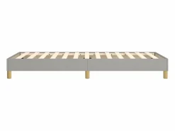 Clicnbuy Somier - 90X190Cm|Estructura de cama box spring tela gris claro 90x190 cm