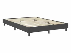 Clicnbuy Somier - 160X200Cm|Estructura de cama Box Spring tela gris 160x200 cm