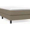 Clicnbuy Somier - 90X190Cm|Estructura de cama box spring tela gris taupe 90x190 cm