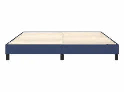 Clicnbuy Estructura de cama box spring tela azul 160x200 cm Online