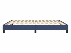 Clicnbuy Estructura de cama box spring tela azul 160x200 cm Online