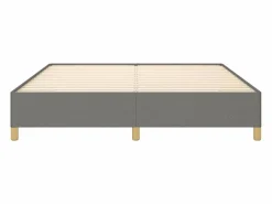 Clicnbuy Somier - 160X200Cm|Estructura de cama box spring tela gris oscuro 160x200 cm