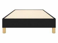 Estructura de cama box spring tela negro 90x190 cm^Clicnbuy Hot