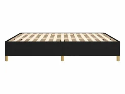 Clicnbuy Estructura de cama box spring tela negro 160x200 cm Sale