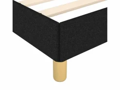 Clicnbuy Estructura de cama box spring tela negro 160x200 cm Sale