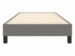 Estructura de cama box spring tela gris oscuro 90x190 cm^Clicnbuy Clearance