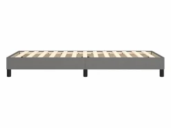 Estructura de cama box spring tela gris oscuro 90x190 cm^Clicnbuy Clearance
