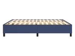 Clicnbuy Estructura de cama box spring tela azul 180x200 cm New