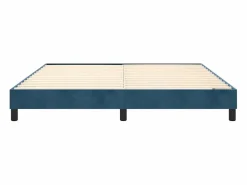 Clicnbuy Somier - 180X200Cm|Estructura de cama box spring terciopelo azul oscuro 180x200 cm