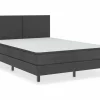 Estructura de cama Box Spring tela gris 180x200 cm^Clicnbuy Online
