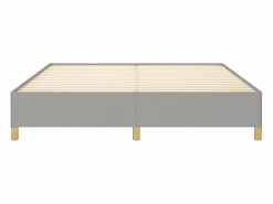 Estructura de cama box spring tela gris claro 180x200 cm^Clicnbuy Sale