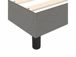 Estructura de cama box spring tela gris oscuro 180x200 cm^Clicnbuy Sale