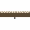 Clicnbuy Estructura de cama box spring tela marrón 90x190 cm Hot