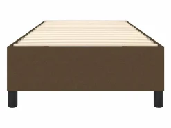 Clicnbuy Estructura de cama box spring tela marrón 90x190 cm Hot