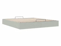 Estructura de cama otomana sin colchón claro 160x200cm^vidaxl Discount