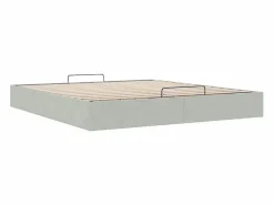 Estructura de cama otomana sin colchón claro 160x200cm^vidaxl Discount