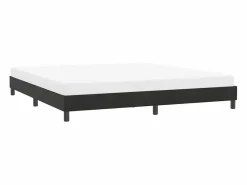 Clicnbuy Estructura de cama sin colchón terciopelo 180x220 cm Negro Discount