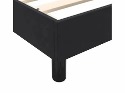 Clicnbuy Estructura de cama sin colchón terciopelo 180x220 cm Negro Discount