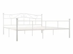 vidaxl Estructura de cama sin colchón metal 180x200 cm Blanco Online