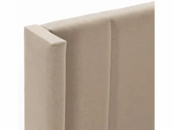 VS Venta-stock Estructura de cama tapizada Noelia de 30 cm, 140x190 cm, Beige