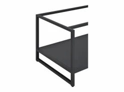 Estructura metálica con lavabo bajo encimera 120 cm WILL Negro Clearance