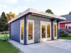 Estudio / oficina de jardín de madera 24,4 m² - Espesor 40 mm - ARBORIA^EXPERTLAND Discount