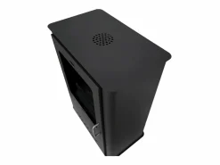 Estufa de bioetanol chimenea biochimenea de suelo LUISA L50xD30xH68 Negro Hot