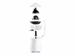 Domo Materiales Y Utensilios De Cocina|Exprimidor de cítricos con palanca DO9269J 160W , tamiz ajustable, 460 ml, pico vertedor con tapa