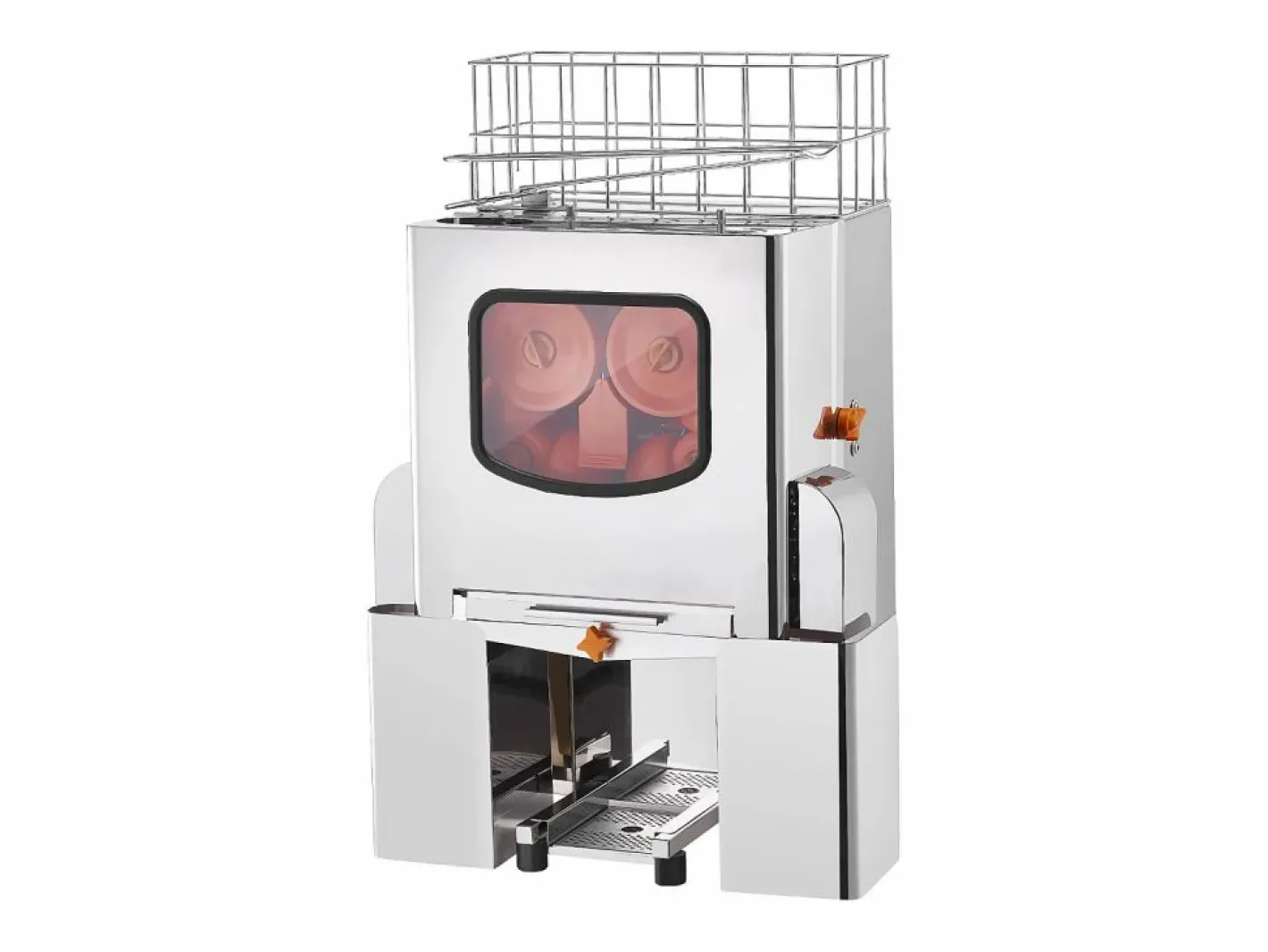 Exprimidor de Jugo de SucceBuy Extractorde Jugo de Comercial 120 W, Exprimidor de Cítricos en Acero Inoxidable con Caja de Filtro Extraíble^ Discount