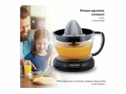 Arthur Martin Exprimidor eléctrico AMPA07 700 ml con 2 conos y pico vertedor, 40W, piezas aptas para lavavajillas Transparente Sale