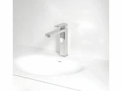 Essebagno Fangolo grifo mezclador alto cromado para lavabo Plateado Sale