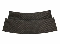 Garden Furniture Farid Mesa alta de jardín ratán sintético marrón 120x55x110 cm Marru00f3n New